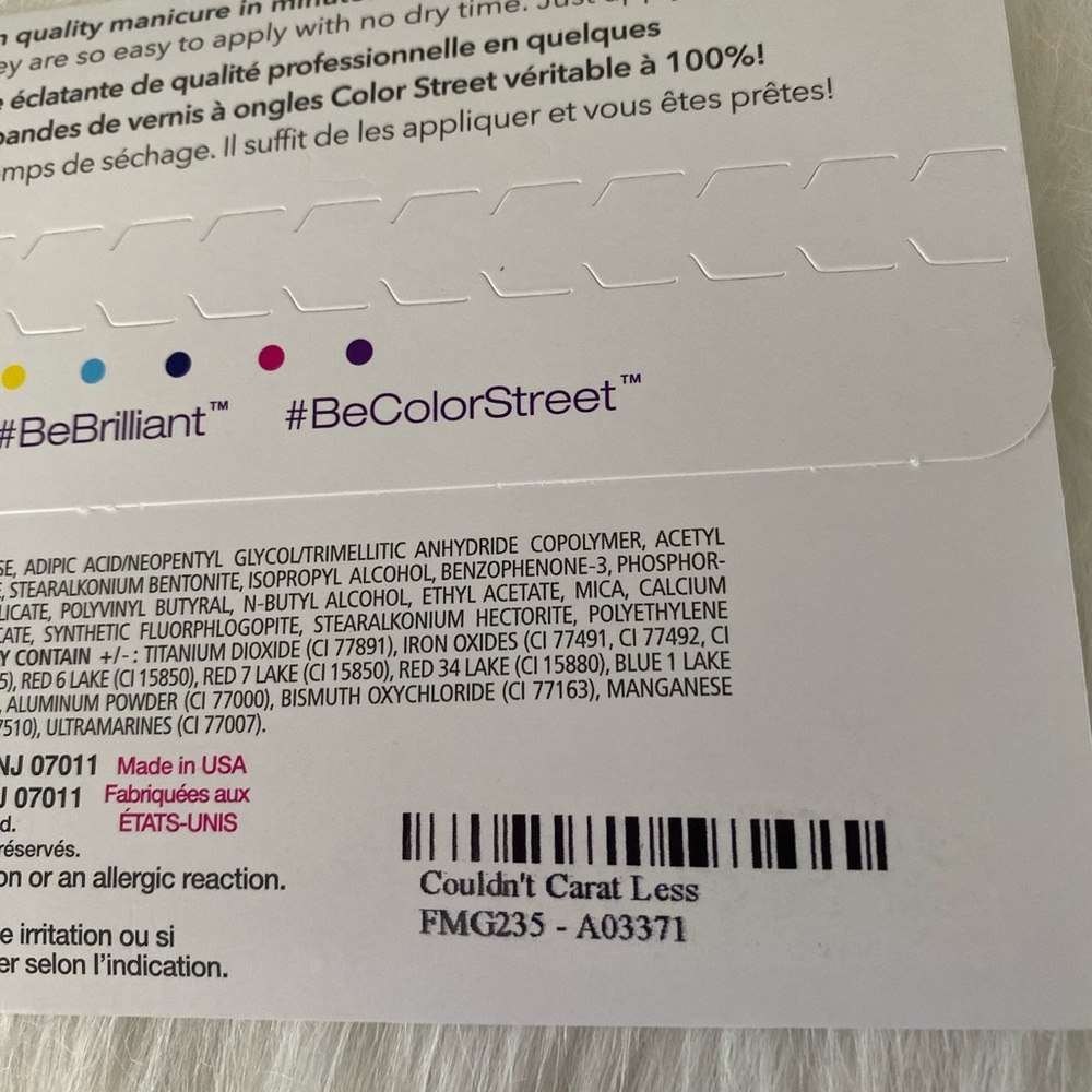 New In package color street nails Couldn’t Carat Less - Picture 3 of 12